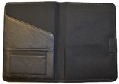 Black Embossed Leather Journal Inside