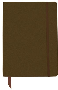 Brown Faux Leather Ribbion Journals