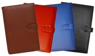 British tan, red, blue, black colored fullgrain journals