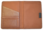 British Tan Embossed Leather Journal Inside