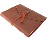 Top Grain Leather Wrapped Journals